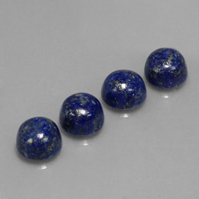 Lapis Lazuli Gemstone in 8 mm (calibrated) Size for Sale, Lapis Lazuli Stone in Royal Blue Color