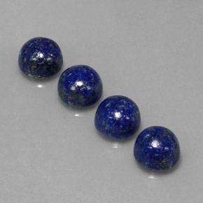 10.55 ct Blue Lapis Lazuli Stone, Natural Lapis Lazuli in Round Cabochon Shape for Sale