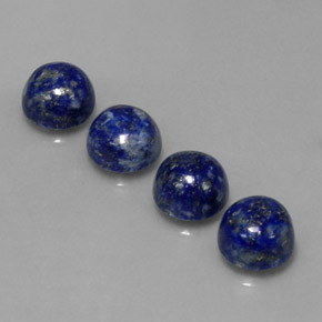 10.60 ct Blue Lapis Lazuli Stone, Natural Lapis Lazuli in Round Cabochon Shape for Sale