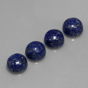 10.37 ct Blue Lapis Lazuli Gemstone, Lapis Lazuli Gem in Round Cabochon Shape for Sale.