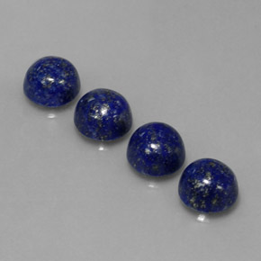 9.79 ct Blue Lapis Lazuli Stone, Natural Lapis Lazuli in Round Cabochon Shape for Sale
