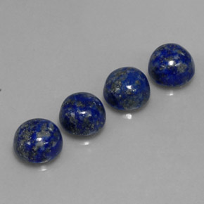 10.31 ct Blue Lapis Lazuli Gemstone, Lapis Lazuli Gem in Round Cabochon Shape for Sale.