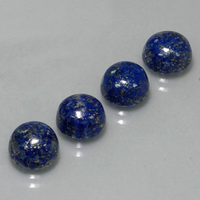 9.78 ct Blue Lapis Lazuli Stone, Natural Lapis Lazuli in Round Cabochon Shape for Sale