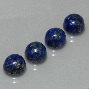 10.56 ct Blue Lapis Lazuli Stone, Natural Lapis Lazuli in Round Cabochon Shape for Sale