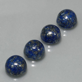 9.93 ct Blue Lapis Lazuli Stone, Natural Lapis Lazuli in Round Cabochon Shape for Sale
