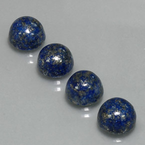 Lapis Lazuli Gemstone in 8 mm (calibrated) Size for Sale, Lapis Lazuli Stone in Royal Blue Color