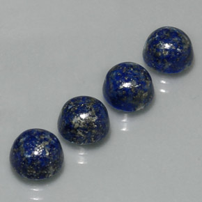 10.84 ct Blue Lapis Lazuli Stone, Natural Lapis Lazuli in Round Cabochon Shape for Sale