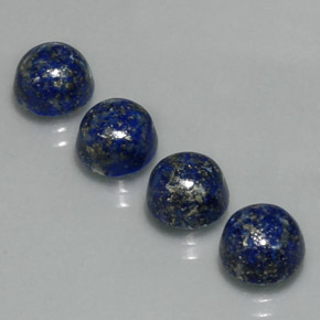 Lapis Lazuli Gemstone in 8 mm (calibrated) Size for Sale, Lapis Lazuli Stone in Royal Blue Color