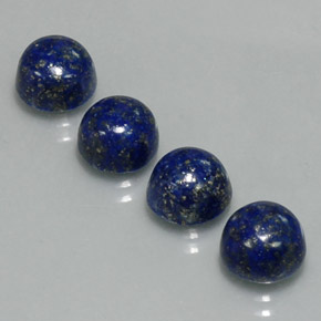 10.50 ct Blue Lapis Lazuli Gemstone, Lapis Lazuli Gem in Round Cabochon Shape for Sale.
