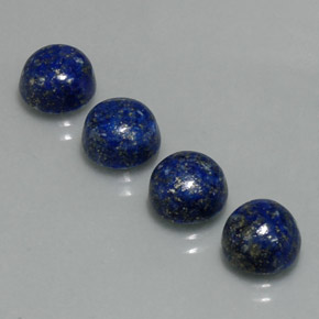 Lapis Lazuli Gemstone in 8 mm (calibrated) Size for Sale, Lapis Lazuli Stone in Royal Blue Color