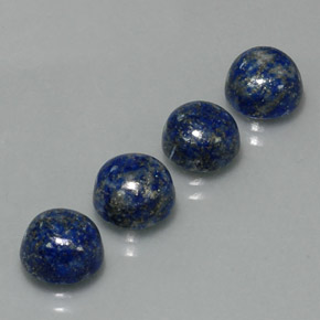 9.56 ct Blue Lapis Lazuli Stone, Natural Lapis Lazuli in Round Cabochon Shape for Sale