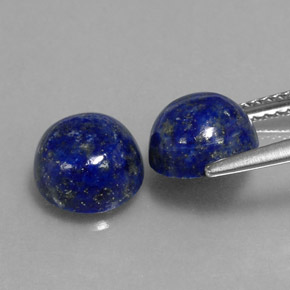 Lapis Lazuli Gemstone in 8 mm (calibrated) Size for Sale, Lapis Lazuli Stone in Royal Blue Color