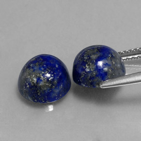 Lapis Lazuli Gemstone in 8 mm (calibrated) Size for Sale, Lapis Lazuli Stone in Royal Blue Color