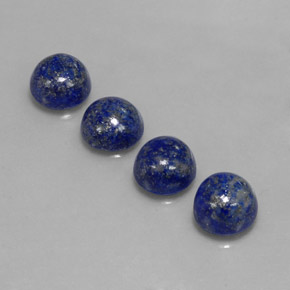 10.03 ct Blue Lapis Lazuli Gemstone, Lapis Lazuli Gem in Round Cabochon Shape for Sale.