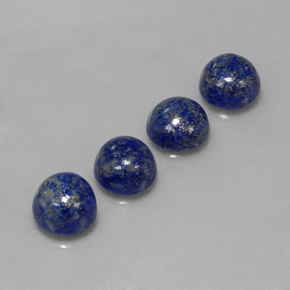 10.03 ct Blue Lapis Lazuli Stone, Natural Lapis Lazuli in Round Cabochon Shape for Sale