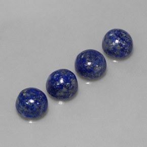 10.33 ct Blue Lapis Lazuli Stone, Natural Lapis Lazuli in Round Cabochon Shape for Sale