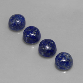 Lapis Lazuli Gemstone in 8 mm (calibrated) Size for Sale, Lapis Lazuli Stone in Royal Blue Color