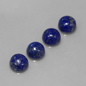 10.03 ct Blue Lapis Lazuli Stone, Natural Lapis Lazuli in Round Cabochon Shape for Sale