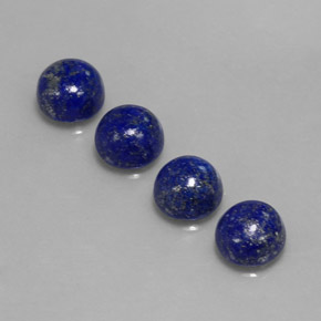 Lapis Lazuli Gemstone in 8 mm (calibrated) Size for Sale, Lapis Lazuli Stone in Royal Blue Color