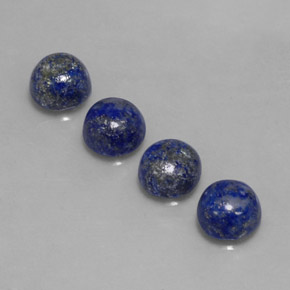 10.19 ct Blue Lapis Lazuli Gemstone, Lapis Lazuli Gem in Round Cabochon Shape for Sale.