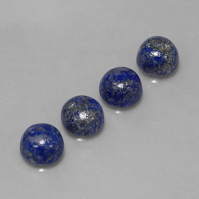 10.19 ct Blue Lapis Lazuli Stone, Natural Lapis Lazuli in Round Cabochon Shape for Sale