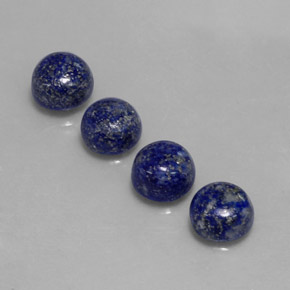 10.86 ct Blue Lapis Lazuli Gemstone, Lapis Lazuli Gem in Round Cabochon Shape for Sale.