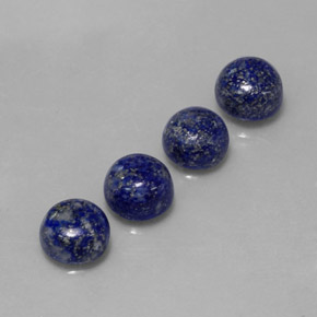 10.86 ct Blue Lapis Lazuli Stone, Natural Lapis Lazuli in Round Cabochon Shape for Sale