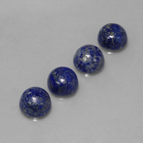 9.51 ct Blue Lapis Lazuli Stone, Natural Lapis Lazuli in Round Cabochon Shape for Sale