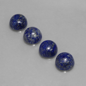 Lapis Lazuli Gemstone in 8 mm (calibrated) Size for Sale, Lapis Lazuli Stone in Royal Blue Color