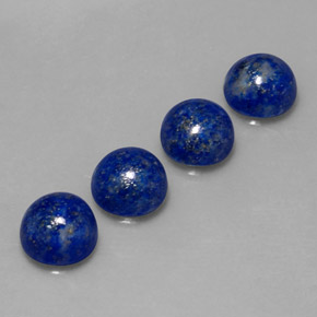 9.01 ct Blue Lapis Lazuli Stone, Natural Lapis Lazuli in Round Cabochon Shape for Sale
