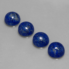 Lapis Lazuli Gemstone in 8 mm (calibrated) Size for Sale, Lapis Lazuli Stone in Royal Blue Color
