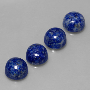 9.74 ct Blue Lapis Lazuli Stone, Natural Lapis Lazuli in Round Cabochon Shape for Sale