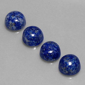 Lapis Lazuli Gemstone in 8 mm (calibrated) Size for Sale, Lapis Lazuli Stone in Royal Blue Color
