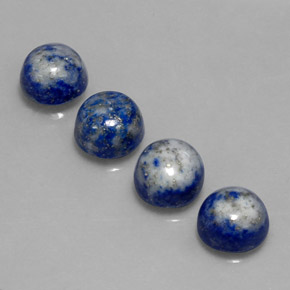 Lapis Lazuli Gemstone in 8 mm (calibrated) Size for Sale, Lapis Lazuli Stone in Royal Blue Color