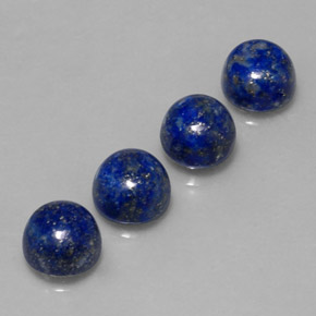 10.03 ct Blue Lapis Lazuli Stone, Natural Lapis Lazuli in Round Cabochon Shape for Sale