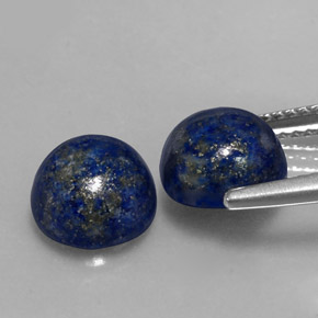 Lapis Lazuli Gemstone in 8 mm (calibrated) Size for Sale, Lapis Lazuli Stone in Royal Blue Color