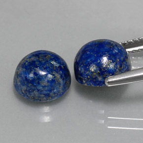 Lapis Lazuli Gemstone in 8 mm (calibrated) Size for Sale, Lapis Lazuli Stone in Royal Blue Color