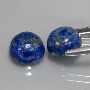 Lapis Lazuli Gemstone in 8 mm (calibrated) Size for Sale, Lapis Lazuli Stone in Royal Blue Color
