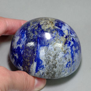 Lapis Lazuli Gemstone in 63.9 x 57.1 mm Size for Sale, Lapis Lazuli Stone in Royal Blue Color