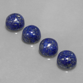 9.90 ct Blue Lapis Lazuli Gemstone, Lapis Lazuli Gem in Round Cabochon Shape for Sale.
