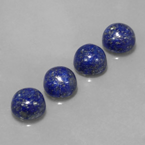 9.90 ct Blue Lapis Lazuli Stone, Natural Lapis Lazuli in Round Cabochon Shape for Sale