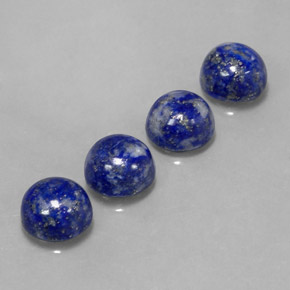 9.91 ct Blue Lapis Lazuli Stone, Natural Lapis Lazuli in Round Cabochon Shape for Sale