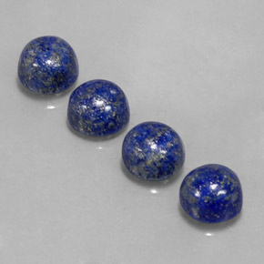 10.60 ct Blue Lapis Lazuli Gemstone, Lapis Lazuli Gem in Round Cabochon Shape for Sale.
