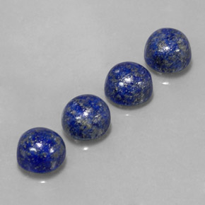 10.60 ct Blue Lapis Lazuli Stone, Natural Lapis Lazuli in Round Cabochon Shape for Sale