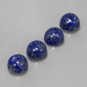 10.21 ct Blue Lapis Lazuli Stone, Natural Lapis Lazuli in Round Cabochon Shape for Sale