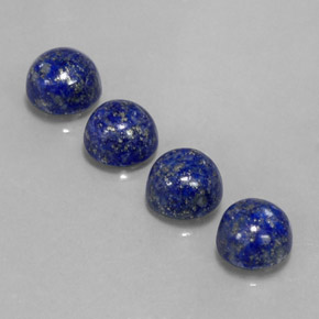 Lapis Lazuli Gemstone in 8 mm (calibrated) Size for Sale, Lapis Lazuli Stone in Royal Blue Color