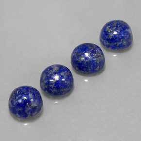 10.70 ct Blue Lapis Lazuli Stone, Natural Lapis Lazuli in Round Cabochon Shape for Sale