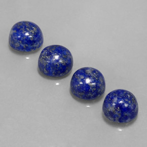 Lapis Lazuli Gemstone in 8 mm (calibrated) Size for Sale, Lapis Lazuli Stone in Royal Blue Color