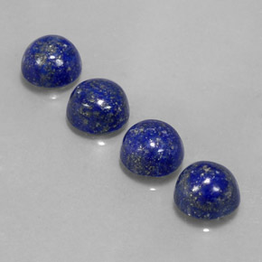 Lapis Lazuli Gemstone in 8 mm (calibrated) Size for Sale, Lapis Lazuli Stone in Royal Blue Color