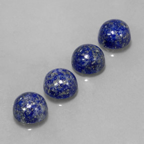 9.89 ct Blue Lapis Lazuli Stone, Natural Lapis Lazuli in Round Cabochon Shape for Sale